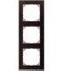Merten M-Pure Decor 3-постовая рамка, венге/цвет алюминия {PRODUCT_REFERENCE}