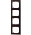 Merten M-Pure Decor 4-постовая рамка, венге/цвет алюминия {PRODUCT_REFERENCE}