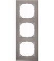 Merten M-Pure Decor 3-постовая рамка, нерж.сталь/цвет алюминия {PRODUCT_REFERENCE}