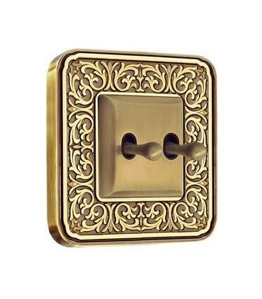 Тумблерный выключатель FEDE EMPORIO Bright Patina FD01371PB/FD02316PB-M