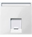 Merten SM Белый глянец Накладка розетки ТЛФ/комп 1-ой прямой {PRODUCT_REFERENCE}