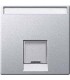 Merten SM Алюминий Накладка розетки ТЛФ/комп 1-ой прямой {PRODUCT_REFERENCE}