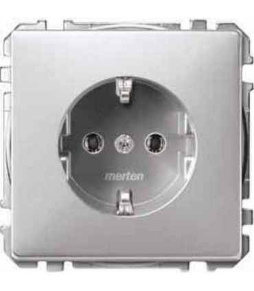 Merten SD Алюминий Розетка 1-ая с/з безвинт.зажим {PRODUCT_REFERENCE}