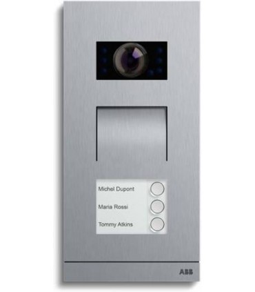 ABB Welcome - Станция вызывная, видео, однокл., цвет Сталь 8300-0-0173