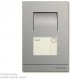 ABB Welcome - Станция вызывная, аудио, однокл., цвет сталь 8300-0-0168