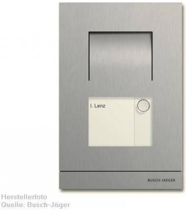 ABB Welcome - Станция вызывная, аудио, однокл., цвет сталь 8300-0-0168