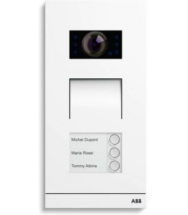 ABB Welcome - Станция вызывная, аудио, однакл., цвет белый 8300-0-0163