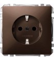 Merten SD Коричневый розетка 1-ая с/з {PRODUCT_REFERENCE}
