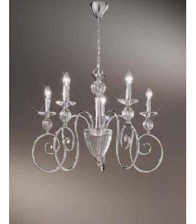 Люстра Kolarz Canova, Pure crystal, хром, 0221.85.5.KPT 0221.85.5.KPT