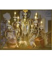 Люстра Kolarz Canova, Pure crystal, золото, 0221.89.3.KPT 0221.89.3.KPT