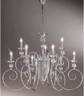 Люстра Kolarz Canova, Pure crystal, хром, 0221.89.5.KPT 0221.89.5.KPT