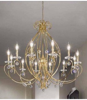 Люстра Carat Canova, Pury crystal, золото, 0232.812.3.KPT 0232.812.3.KPT