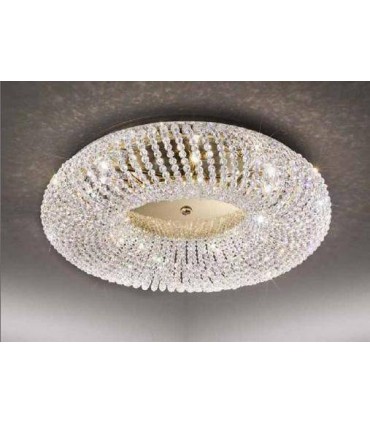 Светильник потолочный Kolarz Carla, Pure crystal, золото, 0256.15L.3.KPT 0256.15L.3.KPT