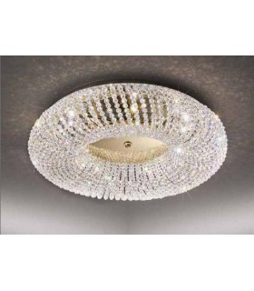 Светильник потолочный Kolarz Carla, Pure crystal, хром, 0256.15L.5.KPT 0256.15L.5.KPT