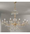 Люстра Kolarz CARMEN,подвески Pure Crystal, золото, 234.810.3 234.810.3