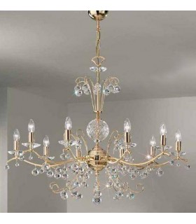 Люстра Kolarz CARMEN,подвески Pure Crystal, хром, 234.810.5 234.810.5