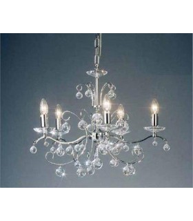 Люстра Kolarz CARMEN, подвески Pure Crystal, хром, 234.85.5 234.85.5