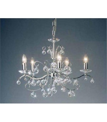 Люстра Kolarz CARMEN, подвески Pure Crystal, хром, 234.85.5 234.85.5