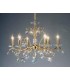 Люстра Kolarz CARMEN, подвески Pure Crystal, золото, 234.86.3 234.86.3