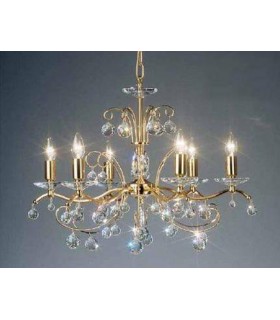 Люстра Kolarz CARMEN, подвески Pure Crystal, золото, 234.86.3 234.86.3
