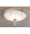 Светильник потолочный Kolarz Corona Classia, Pure crystal, золото,0264.13.3.KPT 0264.13.3.KPT
