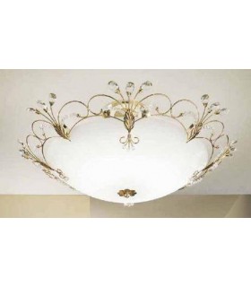 Светильник потолочный Kolarz Cornaro, SW strass, золото, 0118.56.3.SST 0118.56.3.SST