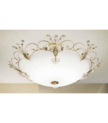 Светильник потолочный Kolarz Cornaro, SW strass, золото, 0118.56.3.SST 0118.56.3.SST