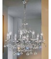 Люстра Kolarz CARMEN, подвески Pure Crystal, хром, 234.88.5 234.88.5