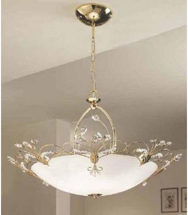 Подвес Kolarz Cornaro, Pure crystal, состаренное золото, 0118.36.GA.KPT 0118.36.GA.KPT