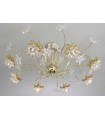 Люстра Kolarz Daisy, грубо начищенное, Optic Crystal, золото, 0043.88.3 0043.88.3