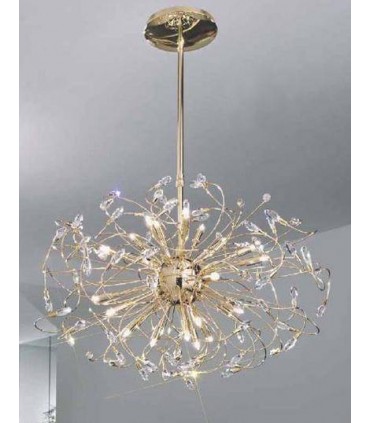 Подвес Kolarz Twister, SW strass в форме оливки, золото, 1307.824.3 1307.824.3