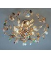 Светильник потолочный Kolarz TOSCANINI, муранское  стекло в форме фруктов,  лакированное золото, 167.16 G 167.16 G