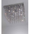 Светильник потолочный Kolarz SWing, SW strass, прозрачно-голубой, хром, 0220.15.5.SSTB 0220.15.5.SSTB