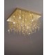 Светильник потолочный Kolarz SWing, SW strass, прозрачно-янтарный, золото, 0220.15.3.SSTA 0220.15.3.SSTA