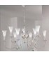 Люстра Kolarz Scala, красное стекло, Pure crystal, хром, 0015.89.5.3 0015.89.5.3