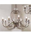 Люстра Kolarz Rossana, optic crystal, муранское стекло, бронза, 0235.88.DA.KOT 0235.88.DA.KOT