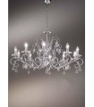 Люстра Kolarz Principessa, SW strass, янтарные подвесы, золото, 0218.810.3.SSA 0218.810.3.SSA